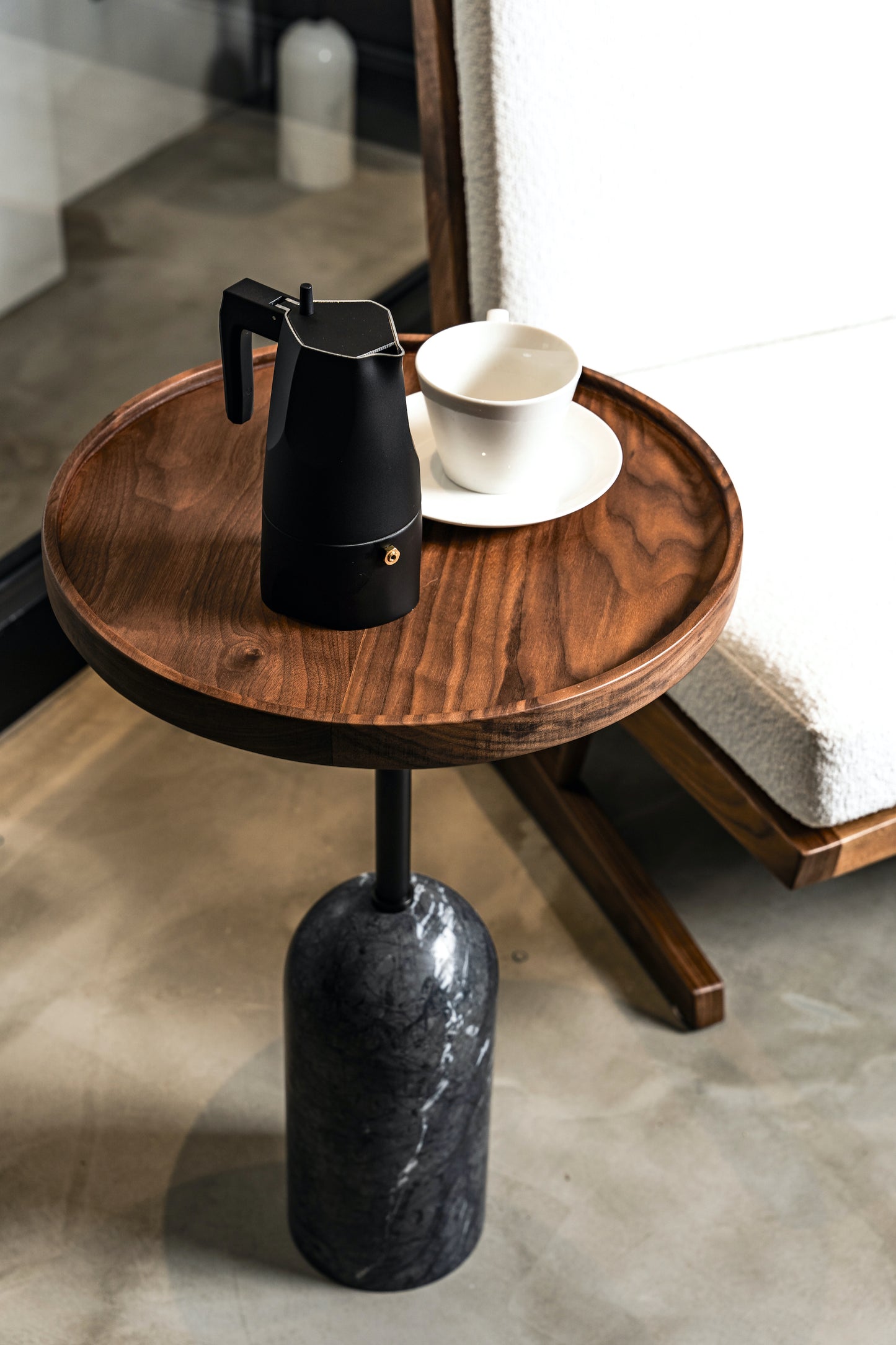 Stockholm Round Side Table – A Subtle Statement of Nordic Sophistication