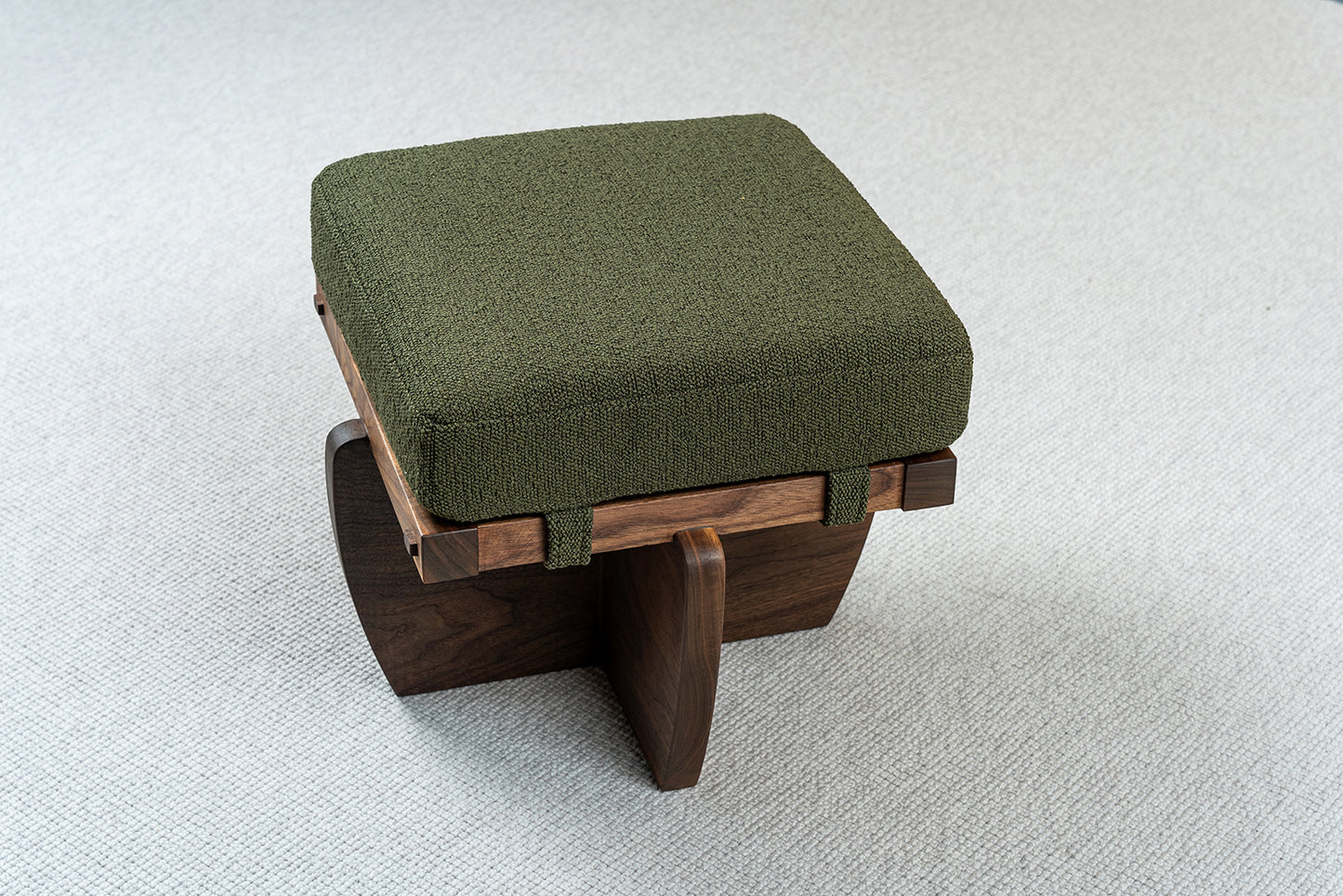 Island Green Stone Stool – Nature-inspired Design with a Modern Edge