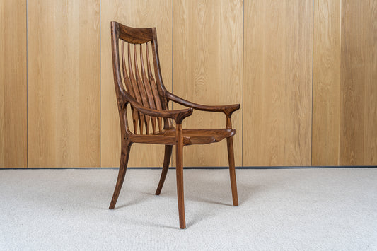 High-back Maloof Chair – A Grand Statement of Classic Craftsmanship