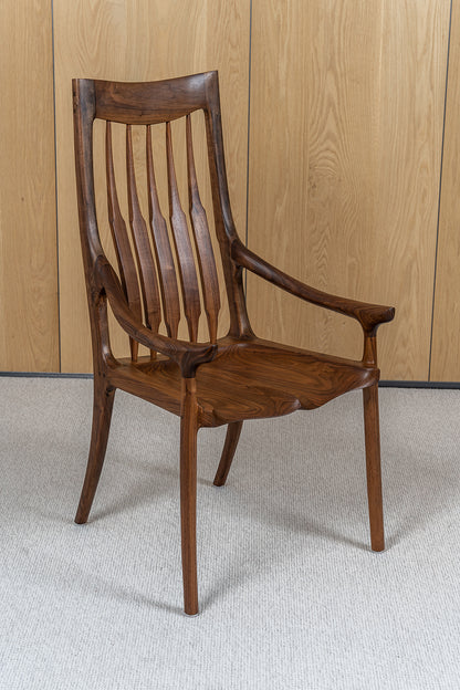 High-back Maloof Chair – A Grand Statement of Classic Craftsmanship