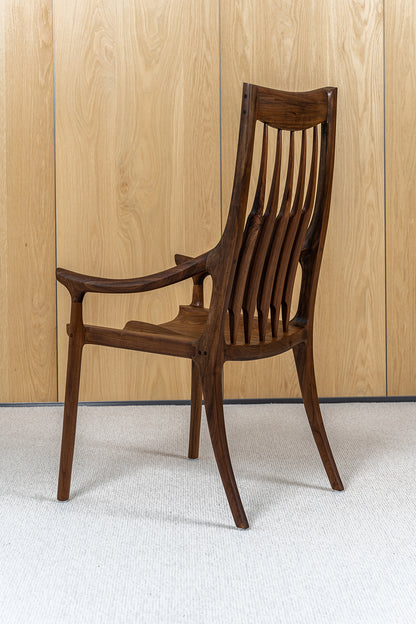 High-back Maloof Chair – A Grand Statement of Classic Craftsmanship