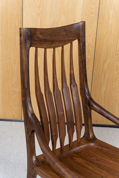 High-back Maloof Chair – A Grand Statement of Classic Craftsmanship