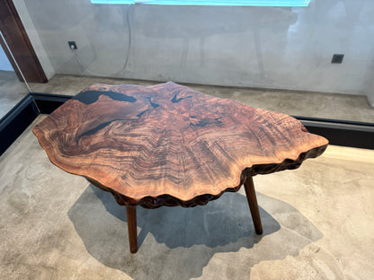 Title: Burl Wood Coffee Table – A Stunning Natural Masterpiece (One-of-a-Kind)